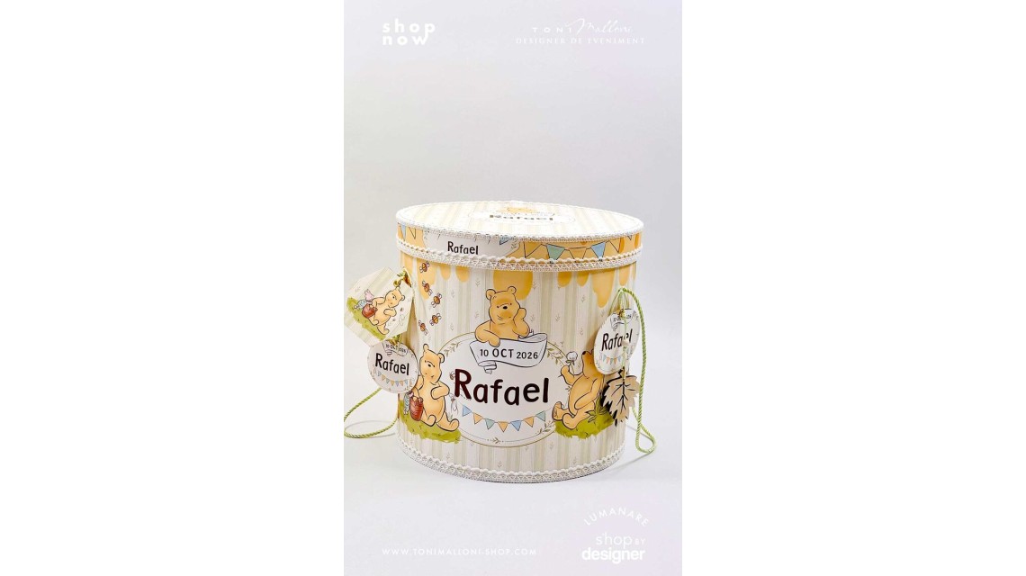 Trusou Botez Băiat Winnie the Pooh Ursulețul Personalizat 4